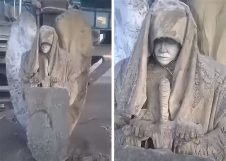Unearthing The Mystique: The Angel Statue Found In Russia