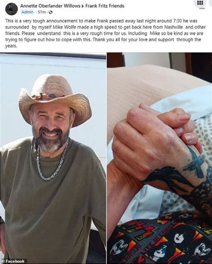 Tragedy Unveiled: Cause Of Frank Fritz's Untimely Passing